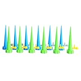 VORCOOL 12PC自動給水装置プラント低速制御バルブスイッチ付き灌漑システム（ランダムカラー）