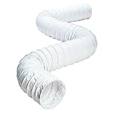 Deflecto Vinyl Duct, Flexible, 4" X 50', White (BH450W) [並行輸入品]