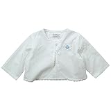 《初夏盛夏対応》(日本製) Pample Mousse(パンプルムース) オーバーレース胸モチーフ付き長袖ボレロ 70cm /OW NO.DP-72205