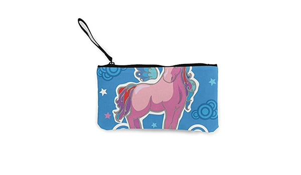 Amazon Co Jp ヤミニ ユニコーン ペガサス ベクター イラスト かわいい見た目の小銭入れ 小型 絶妙な お出かけ 財布 Home Kitchen