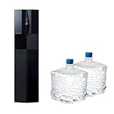 cado×CLYTIA ウォーターサーバー スターターセット (cado×CLYTIA ウォーターサーバー + CLYTIA 富士山のお水 12L×2本) (ブラック)