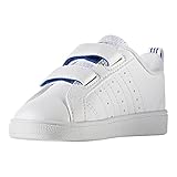 アディダス(adidas) ベビー VALSTRIPES2 CMF INF（ランニングホワイト/ブルー/スカーレット） B74642 Rホワイト/ブルー/スカーレット 10.0cm