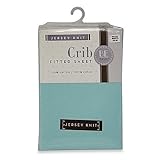 BE BasicTM Bambino Basics Jersey Knit Crib Sheet in Aqua by Unknown