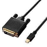 エレコム 変換ケーブル miniDisplayPort DVI 1.0m ブラック CAC-MDPDVI10BK