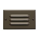 12600AZ Design Pro LED 120V Horizontal Louver Step & Hall Light, Architectural Bronze Finish [並行輸入品]