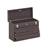 Kennedy Manufacturing 520B 7-Drawer Machinist's Chest with Friction Slides, 20", Brown Wrinkle [並行輸入