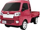 ラジコン ハイゼットトラックジャンボ ラジオコントロールカー：レッド（DAIHATSU HIJET JUMBO R/C）軽トラ RCカー