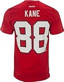 Patrick Kane Chicago Blackhawks Red Jerseyスタイル名前と番号Tシャツ S