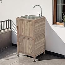 Amazon.co.jp: BTM 流し台 ステンレス ガーデンシンク 作業台