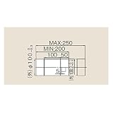 リンナイ　φ100排気部材　FE用【EFS-2-225】φ100　スライド管(23-6262)【EFS2225】　給湯器