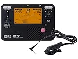 コルグ チューナー メトロノーム TM-70F BK + チューナー用マイク CM-400 BK セット ブラック