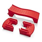 Step2 コースター トラック拡張パック エクストラ3フィート 子供用おもちゃのジェットコースター トラックに乗る プッシュカー 屋内/屋外プレイセット 丈夫なプラスチック製 2~5歳の幼児向け