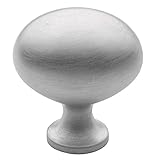 Baldwin 4913264 Oval Cabinet Knob in Satin Chrome [並行輸入品]