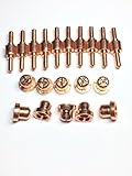 macaroni（マカロニ） エア プラズマ 切断 機 カッター 消耗品 ノズル チップ スペア 交換 各10個 セット