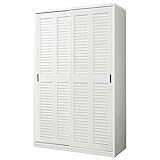 ルーバー引き戸 大容量クローゼット アネモネ 幅120cm ホワイト