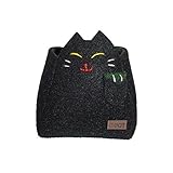 商売繁盛 左手上げ招き猫　植木鉢（布製）W11×D11×H12cm