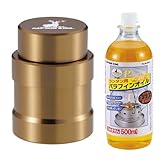 キャプテンスタッグ CS オイルランプ &ランタン用 パラフィンオイル 500ml イエロー セット ロング UK-519