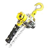 レバーホイスト 250kg クレーン チェーンブロック ウインチ トラックの荷締めに 倉庫ガレージに