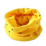 Tonsee 秋冬 キッズ ネックウォーマー 防寒 可愛い カーフ 赤ちゃん用 ファッションマフラー (イエロー)