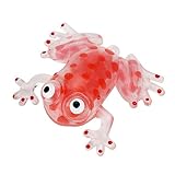 FreshZone 6 cmビーズStressボールSqueeze Frogs Squeezing Stress Relief Toy ブラック