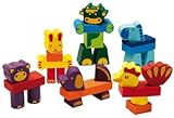Djeco / Creanimaux Ferme 29-Piece Animal Stacking Blocks [並行輸入品]