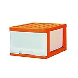 マックスジャパン 深型1段収納ケース オレンジ