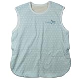 《H29年春物》(日本製) Pample Mousse(パンプルムース) 水玉接結裏オーガニックパイル木馬刺繡入りスリーパー 70cm~90cm/SA NO.DP-71518