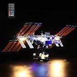 GEAMENT LEDライトキット (リモコン) レゴ国際宇宙ステーション対応 - アイデア21321用照明セット(モデルセットは含まれていません)