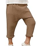(ビートーク) B-talk やわらか サルエル パンツ 9分丈 通気性 キッズ ベビー 子供服 ワッフル コットン フライス ガーゼ 子供 服 ズボン ずぼん 男の子 女の子 夏 秋 夏服 ボトムス