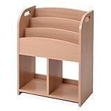 山善　絵本ラック　ナチュラル　 CKMR-7555