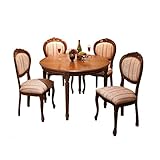 ヴェローナ クラシック ダイニング5点セット (テーブル幅110cm+チェア4脚) [■] 組立設置付き