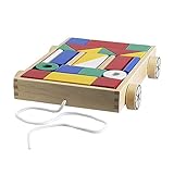 MULA 積み木 24個 ワゴン入 IKEA イケア