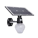 ソーラーウォールライト、Sollaペンギン電球、LEDランプ風景、90 °調節可能ワイヤレスアウトドアスポットライト防水パティオセキュリティライト自動on / off裏庭、私道、庭園、芝生 SOLLA