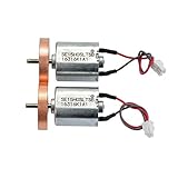 2個マイクロ振動モーター DC6V-12V 2500-4300RPM 15MM Six ローター精密スクエアモーター