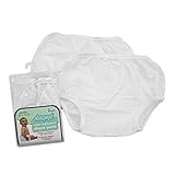 Dappi Waterproof 100% Nylon Diaper Pants, 2 Pack, White, X-Large by American Baby Company [並行輸入品]