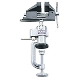 FIT TOOLS テーブルバイスツール 卓上万力 ベンチ スタンドクランプ 360°回転 首ふり 幅広い角度5cm