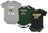 Dallas Stars Nhl幼児3ピースボディスーツクリーパーセット、グリーン