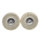 Viviseason(ビビシーズン) 研磨ブラシ ウールブラシ 研磨ホイール 回転ツール アクセサリー 電動 ベージュ