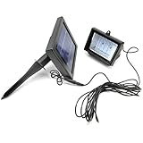 【Lucky Style】 ＬＥＤ ソーラー ライト 投光器 ガーデンライト 30灯 昼白色