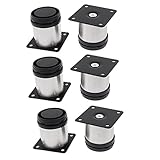 uxcell 調節可能キャビネット脚 キッチンキャビネットソファ アジャスタブルキャビネット脚