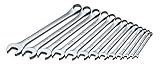 SK 86017 SuperKrome 13 Piece 12 Point 1/4-Inch to 1-Inch Long Pattern Combination Wrench Set [並行輸入品]