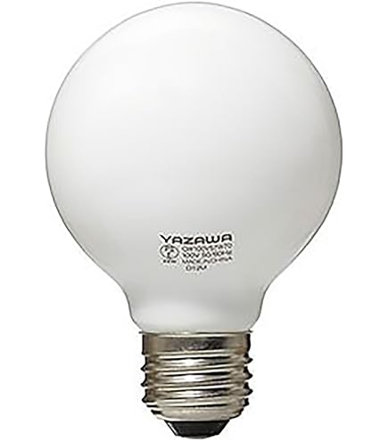 パナソニック ボール電球 70mm径 40W形 E26口金 ホワイト GW100V38W70 2mvetro Amazon | ヤザワコーポレーション ボール電球 40W形 径70mm