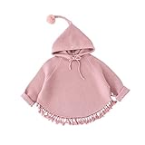 Pojour ベビー服 子供服 女の子ブラウス 冬 防寒 かわいいセーター おしゃれ 暖かい 厚手 綿 ベビールームウェア 普段着 カジュアル 旅行 記念日 プレゼント ピンク