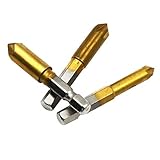 P Prettyia ドリルビット　面取り工具　6/8 / 9ミリメートル　耐久性　実用的　3本入り　木工用