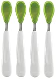 OXO Tot Feeding Spoon Set 4-Count (Green) [並行輸入品]