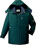 自重堂 JICHODO エコ防水防寒コート(フード付) 48383 グリーン ELサイズ