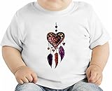 Heart Dream Catcher オーガニックベビーTシャツ 12 - 18 Months