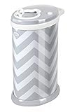 Ubbi Steel Diaper Pail, Gray Chevron by Ubbi [並行輸入品]