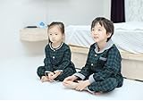 (チェリーレッド) CherryRed 子供 男の子 女の子 ファション パジャマ ルームウェア 部屋着 寝間着 上下2点セット 長袖 フリース 春秋向け リラックス 快適 気持ち良い チェック コッ