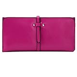 Zhhlinyuan Women's 美しい Soft Large Capacity Long Wallet Leather Card Holder Handbag Bags Multi-color 